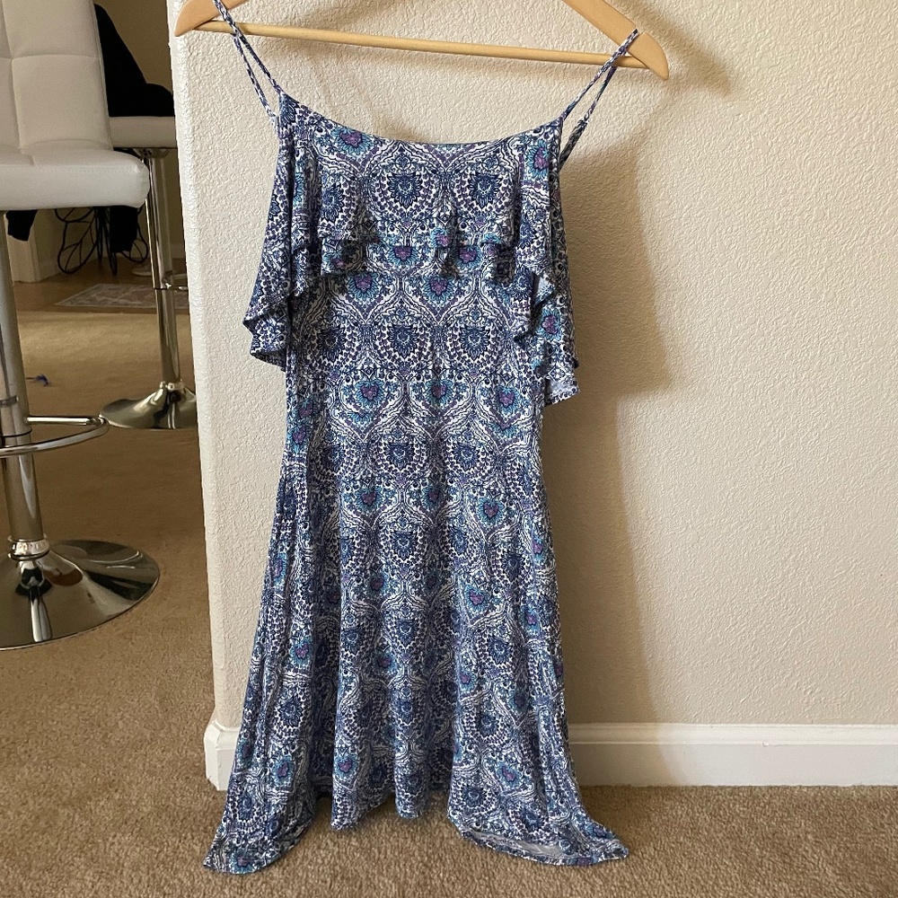 Flowing spaghetti strap dress
